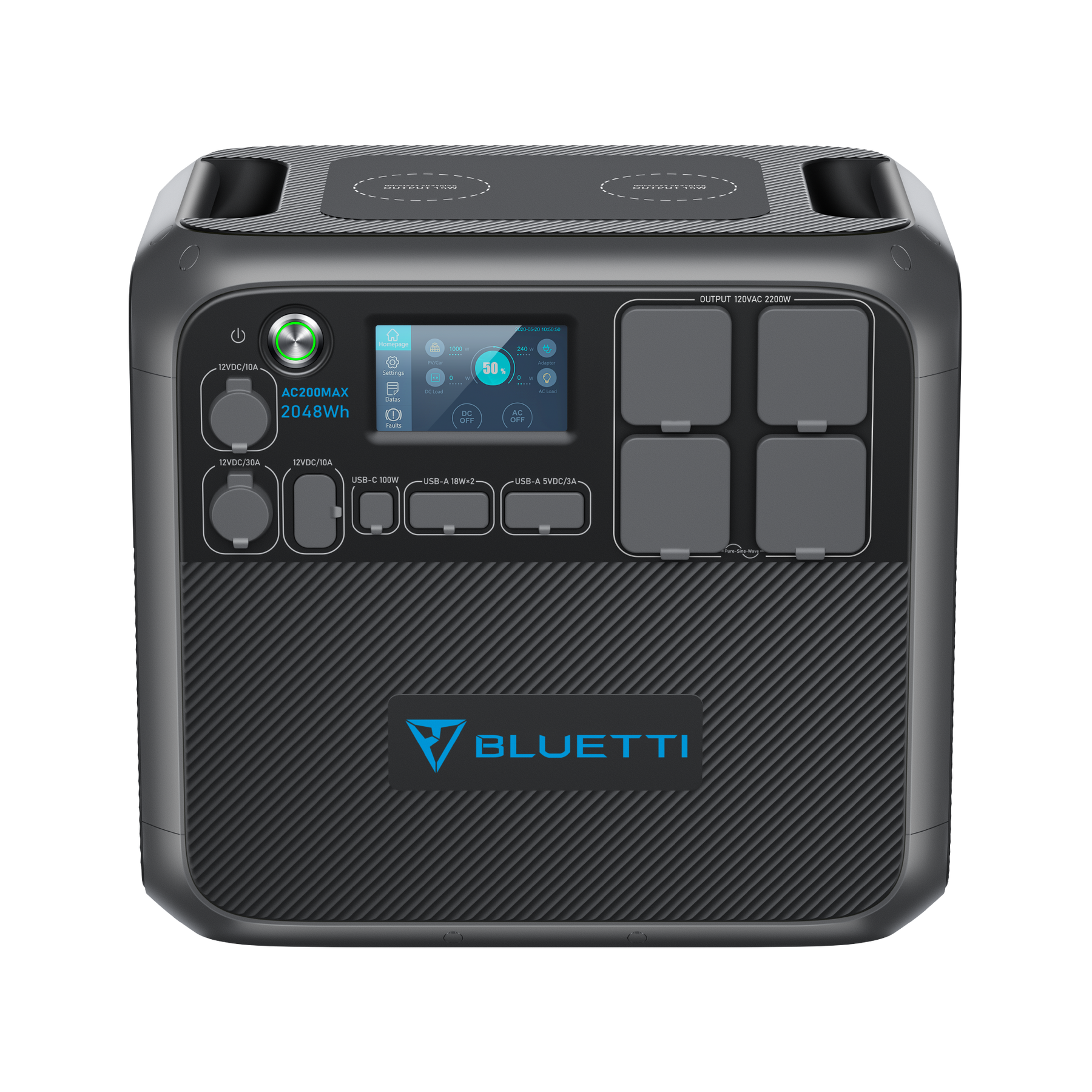 BLUETTI AC200MAX Central Elétrica Expansível | 2.200 W 2.048 Wh