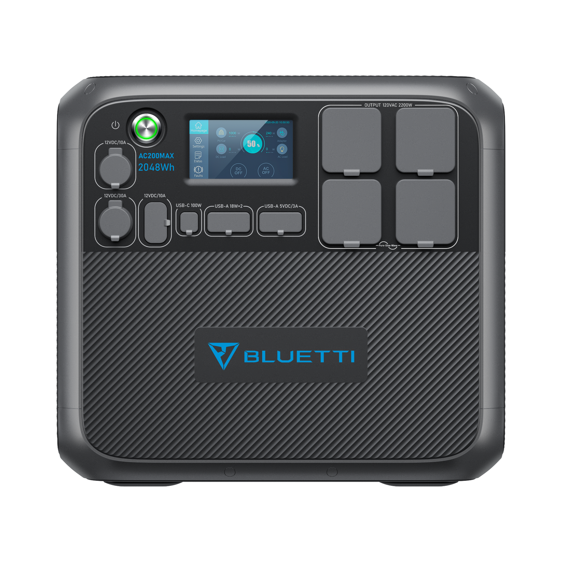 BLUETTI AC200MAX Central Elétrica Expansível | 2.200 W 2.048 Wh