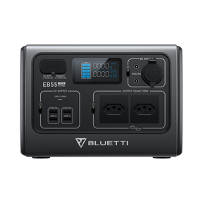BLUETTI EB55 Estação de Energia Portátil | 700 W 537 Wh